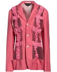 Comme des Garçons - Homme Plus Blazer Wool, Polyester, Pvc - Lyst