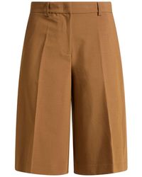 MEIMEIJ - Light Shorts & Bermuda Shorts Polyester, Viscose, Wool, Elastane - Lyst