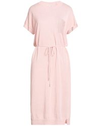 Peserico - Midi Dress Metallic Fiber, Linen, Cotton - Lyst