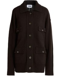 Alpha Studio - Dark Cardigan Wool - Lyst