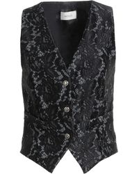ViCOLO - Tailored Vest Polyester, Cotton, Synthetic Fibers, Viscose, Polyurethane - Lyst