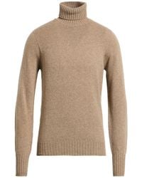 Drumohr - Sand Turtleneck Lambswool - Lyst