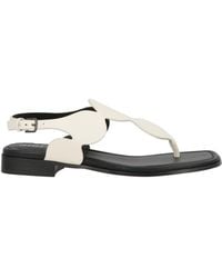 Bibi Lou - Ivory Thong Sandal Leather - Lyst