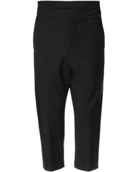 Rick Owens - Pants Polyester, Virgin Wool, Elastane, Silk - Lyst