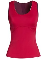 Dondup - Burgundy Tank Top Polyamide, Elastane - Lyst