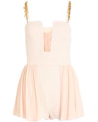 Elisabetta Franchi - Light Playsuit Tencel, Polyester, Acrylic, Viscose, Wool - Lyst