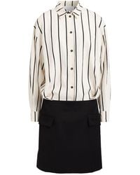 8pm - Midi Dress Viscose, Polyamide, Polyester, Elastane - Lyst