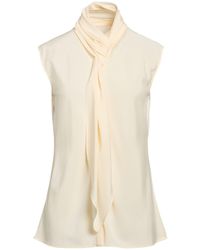 Alberta Ferretti - Ivory Shirt Silk, Elastane - Lyst