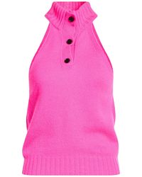 MSGM - Fuchsia Top Wool, Cashmere - Lyst