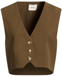 Dixie - Military Tailored Vest Viscose, Linen - Lyst