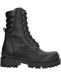MCM - Ankle Boots Leather - Lyst