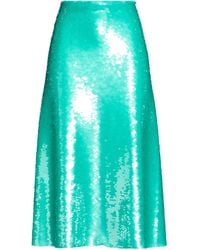Victoria Beckham - Midi Skirt Polyester - Lyst