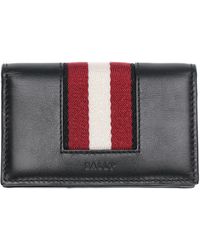 Bally - Document Holder Cow Leather, Textile Fibers - Lyst