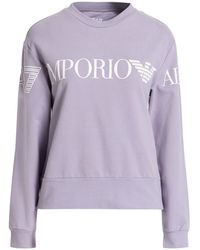 EA7 - Sweatshirt Cotton, Elastane - Lyst