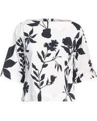 Alpha Studio - Top Cotton, Elastane - Lyst