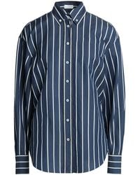 Brunello Cucinelli - Shirt Cotton, Silk - Lyst