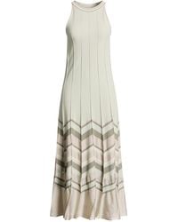 D.exterior - Midi Dress Viscose, Elastane, Polyamide, Polyester - Lyst