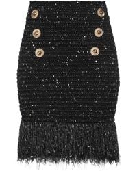 Balmain - Mini Skirt - Lyst