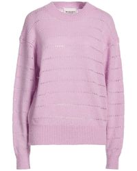 Isabel Marant - Mauve Sweater Acrylic, Polyamide, Mohair Wool, Alpaca Wool - Lyst