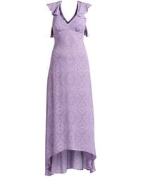 Etro - Maxi Dress Viscose, Elastane - Lyst