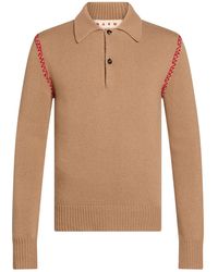 Marni - Camel Sweater Virgin Wool, Cashmere - Lyst
