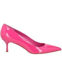 Sergio Levantesi - Fuchsia Pumps Leather - Lyst