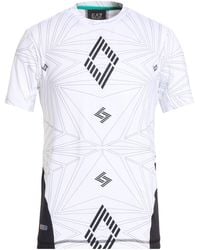 EA7 - T-Shirt Recycled Polyester, Elastane - Lyst