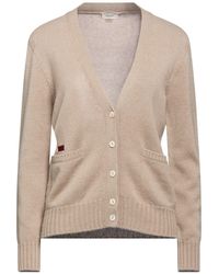 Agnona - Taupe Cardigan Cashmere - Lyst