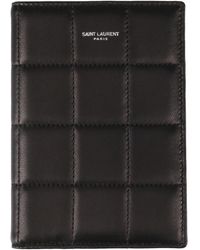 Saint Laurent - Document Holder Leather - Lyst