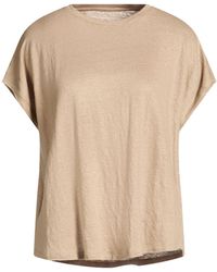 Majestic Filatures - Sand T-Shirt Linen, Elastane - Lyst