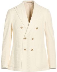 Eleventy - Ivory Blazer Linen, Silk, Polyester - Lyst