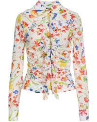 MSGM - Shirt Polyamide, Elastane - Lyst