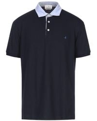 Brooksfield - Midnight Polo Shirt Cotton, Elastane - Lyst