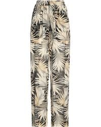 Fisico - Khaki Pants Viscose, Silk - Lyst