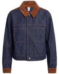 Liu Jo - Denim Outerwear Cotton, Leather - Lyst