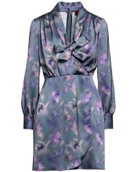 HUGO - Mini Dress Recycled Polyester, Polyester - Lyst