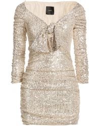 Pinko - Mini Dress Polyester, Elastane - Lyst
