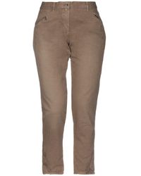 Incotex Red Cropped Trousers - Natural
