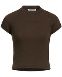 OTTOLINGER - Dark T-Shirt Organic Cotton, Elastane - Lyst