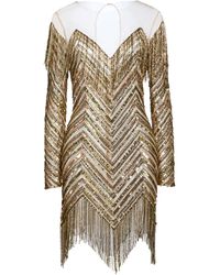 Elisabetta Franchi - Mini Dress Polyamide - Lyst