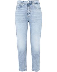 New Classic Straight HW Liam Tommy Hilfiger en coloris Bleu Femme Vêtements Jeans Pantalons capri et pantacourts 
