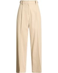 Brunello Cucinelli - Pants Cotton, Wool - Lyst