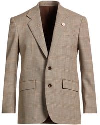 Lardini - Sand Blazer Wool - Lyst