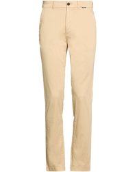 Calvin Klein - Mustard Pants Cotton, Elastane - Lyst