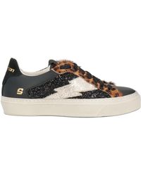 Stokton - Sneakers Textile Fibers, Leather - Lyst