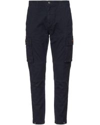 Aeronautica Militare - Pants Cotton, Elastane - Lyst