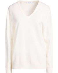 Max Mara - Cream Sweater Virgin Wool - Lyst
