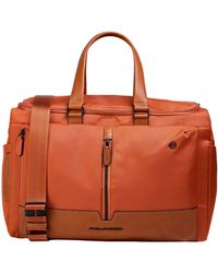 Piquadro - Rust Duffel Bags Cow Leather, Eva (Ethylene - Lyst