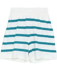Soallure - Ivory Shorts & Bermuda Shorts Cotton - Lyst