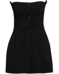 The Attico - Mini Dress Virgin Wool, Elastane, Polyester - Lyst
